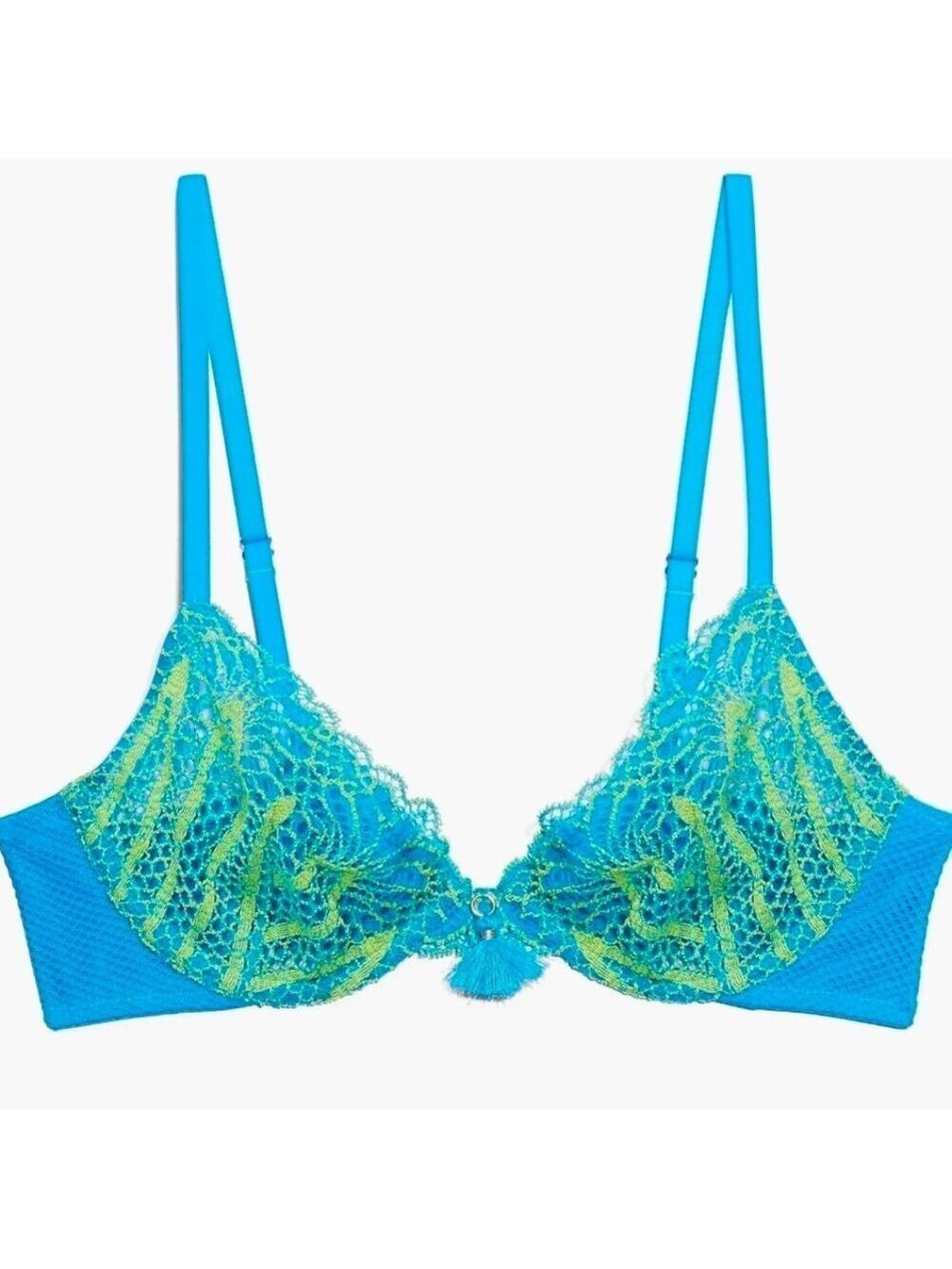 Savage X Fenty Stranded in Lace Plunge Bra